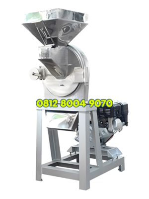 Mesin Penepung - Disk mill Stainless Steel DSS15 Kapasitas 55 kg/jam
