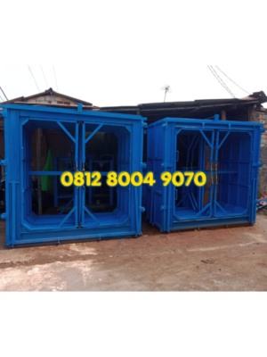 Cetakan Box Culvert Precast Beton Ukuran 60x60x100 cm