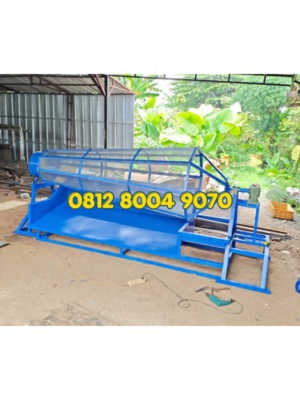 Mesin Pengayak Kasgot - Mesin Pengayak Maggot Model Rotary