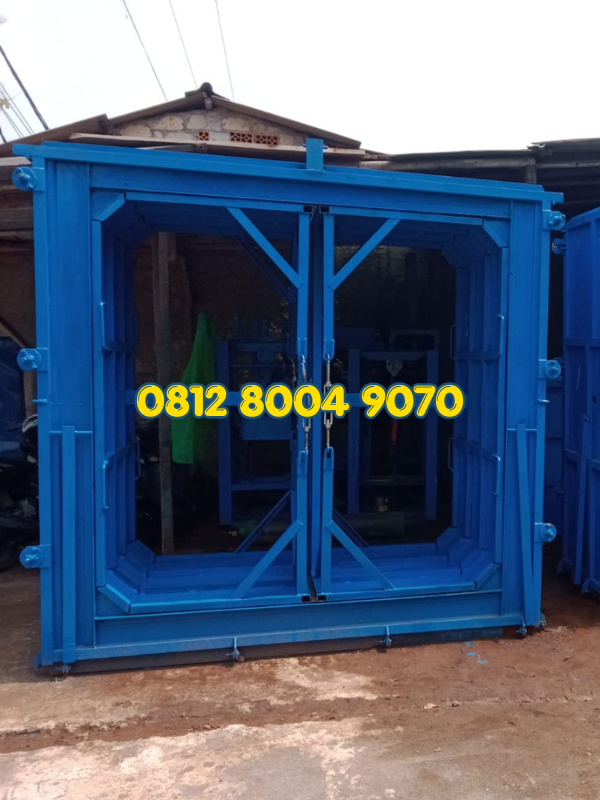 Cetakan Box Culvert Precast Beton Ukuran 100x100x100 cm