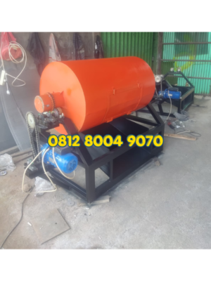 Mesin Sangrai Maggot - Mesin Pengering Maggot - Drum Dryer Maggot