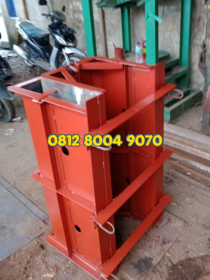 Cetakan Uditch Beton Ukuran 20x20x120 cm